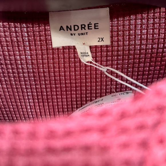 Oversized Waffle Knit Tunic - Andree by Unit - Picture 4 of 4